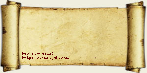 Zorana Stojaković vizit kartica